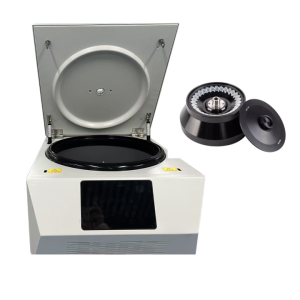 CE-certified 20000 rpm portable tabletop medical laboratory centrifuge 29060xg made of steel for scientific applications